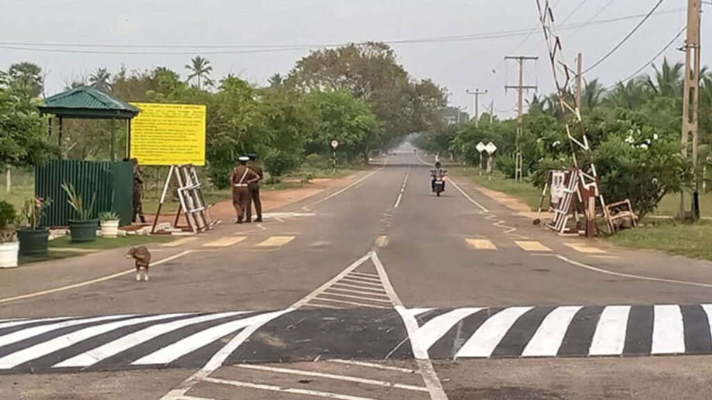A road in Jaffna reopens to the public after 34 years