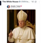 Trump criticised after posting AI image of himself as Pope