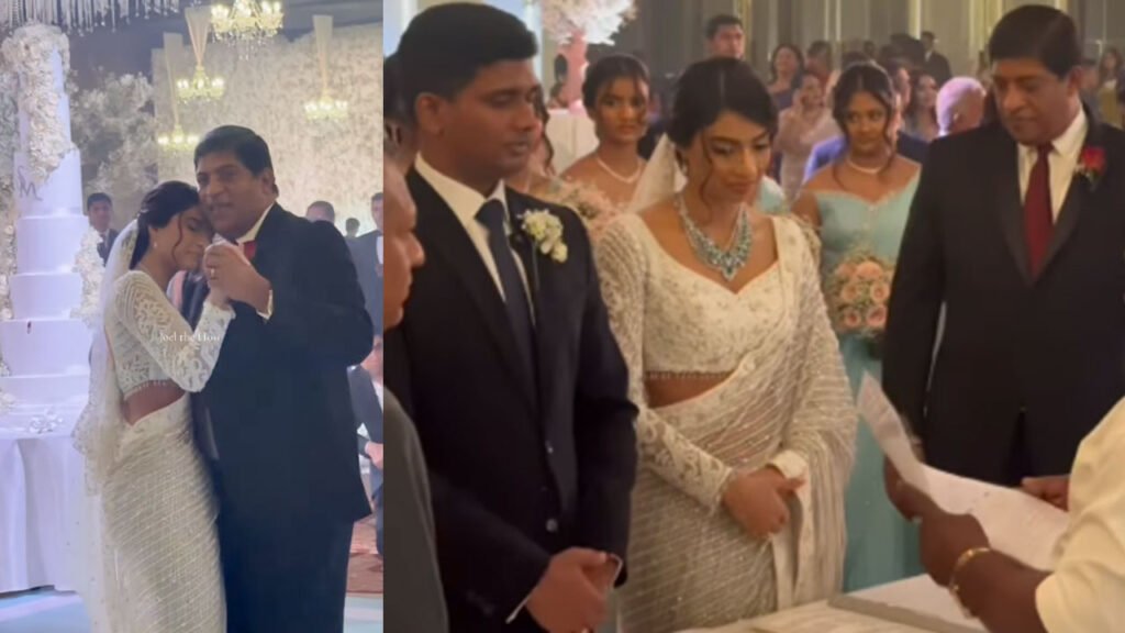 රවි දියණියගේ විවාහය ශැංග්‍රීලාවේ: ජවිපෙ ලොක්කෙක් ආවායැ යි කතාවක් පැතිරේ! (PHOTOS)