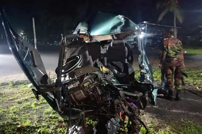 දක්ෂිණ අධිවේගයේ බිහිසුණු අනතුරක්