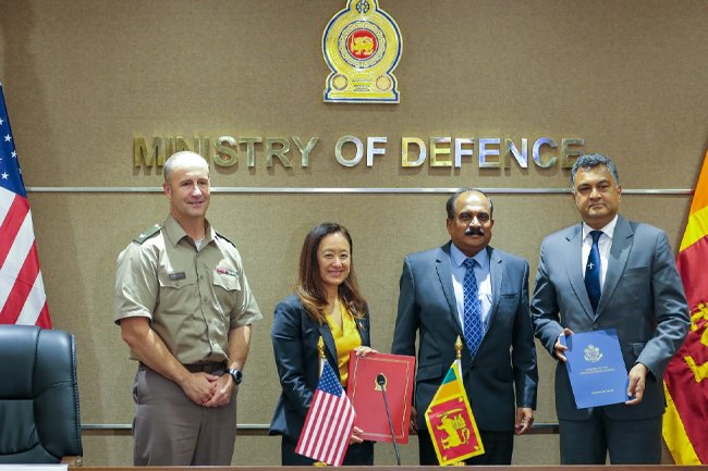 ඇමරිකාව සහ ශ්රී ලංකාව අතර නව ආරක්ෂක ගිවිසුමක්!