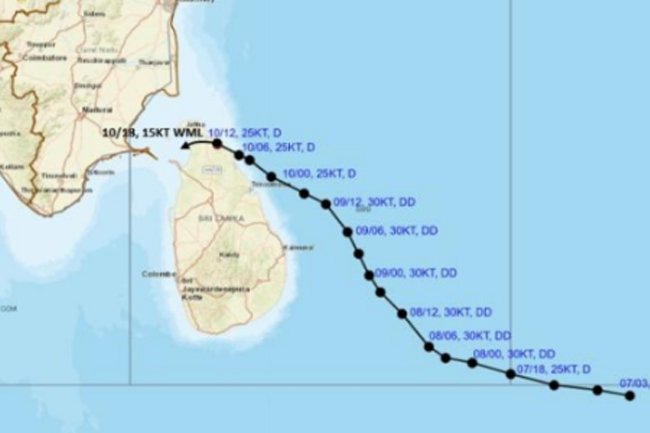 සුළි කුණාටුවක් වර්ධනය වේද? අද කාලගුණ අනාවැකිය!