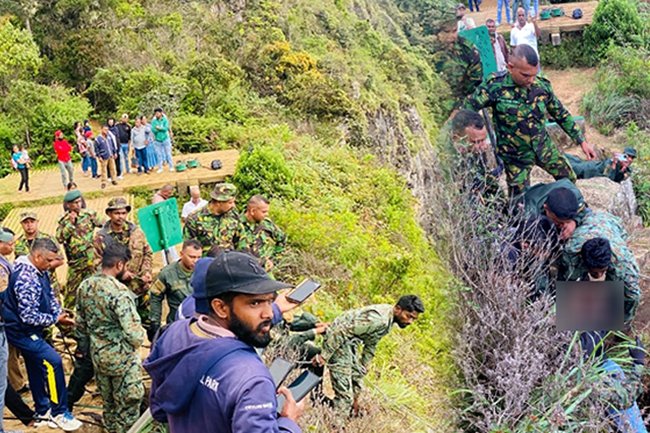 ලෝකාන්තයේ සෙල්ෆිය:වෛද්‍ය ශිෂ්‍යාවක් අඩි 50ක් ප්‍රපාතයට ඇද වැටෙයි!