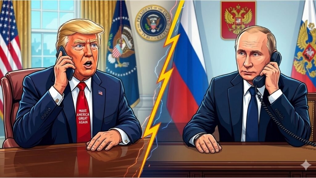 යුද්ද සද්ද මැද්දේ පුටින්ගෙන් ට්‍රම්ප්ට කෝල් එකක්!