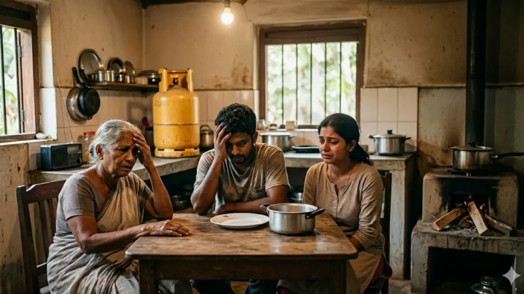 ගෑස් මිල වැඩි වීමෙන් පවුල් ලක්ෂ 61 අනාථයි!