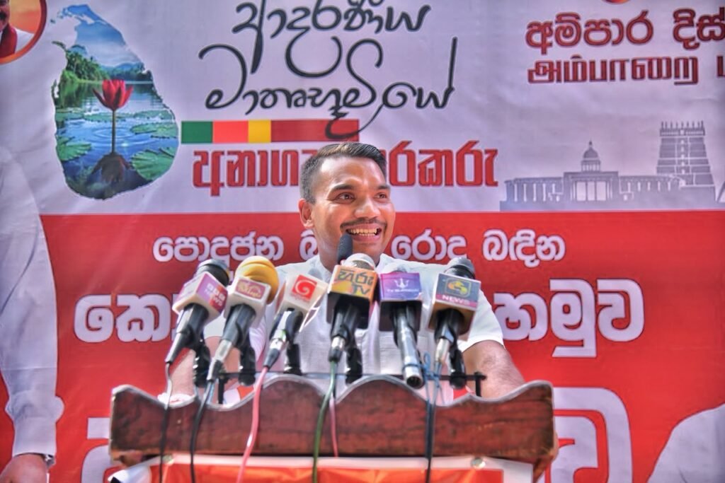 රටේ දේශීය විදේශීය ණය වගේ දෙගුණයක සම්පත් කොටියි, ජේවීපී එකයි විනාශ කළා – නාමල් අම්පාරේදී කියයි