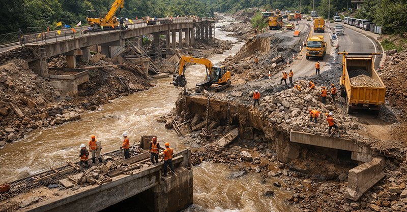 දිට්වා හානි කළ පාලම් 14ක් ප්රතිසංස්කරණය වෙනුවෙන් චීනයෙන් මූල්ය ප්රදානයක්!