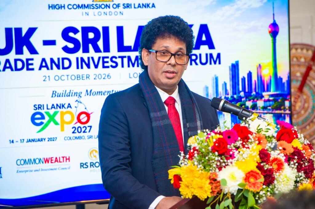 ශ්රී ලංකාවේ ආයෝජනය කිරීමට එක්සත් රාජධානියේ ව්යාපාරිකයන්ට අවස්ථාවක්!